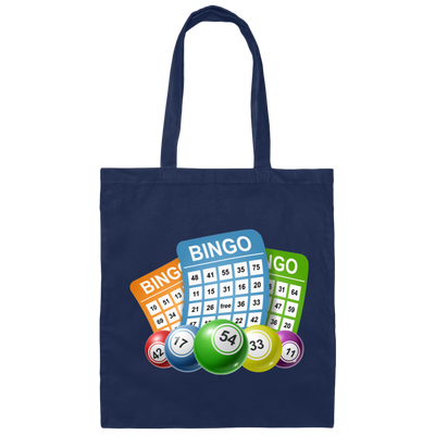 Love Bingo Game, Bingo Ticket, Lottery Bingo, Bingo Balls Canvas Tote Bag