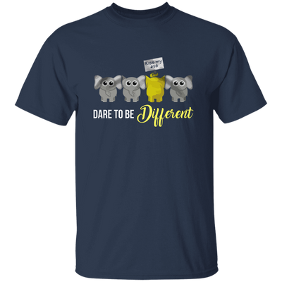 Elephant Lover Gift, Dare To Be Different, Different Elephant, Cute Gift Unisex T-Shirt