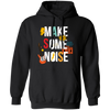 Make Some Noise, Love The Rock Music, Guitar, Cassette Pullover Hoodie