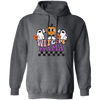 Witchy Mama, Pumpkin And Boos, Spooky Halloween Pullover Hoodie