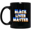 Black Lives Matter Glitch Effect, Black Lives Matter, Black History Black Mug