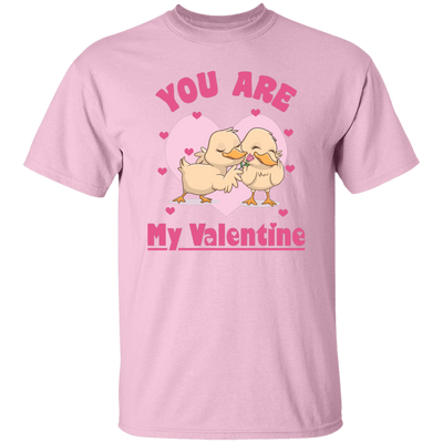 You Are My Valentine, Cute Chicks, Chick Couple, Pink Heart Unisex T-Shirt