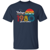 Vintage 1980, 1980 Birthday, 1980 Limited Edition, 1980 Retro Unisex T-Shirt