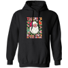 There's Some Ho's In This House, Cute Santa, Groovy Christmas Pullover Hoodie