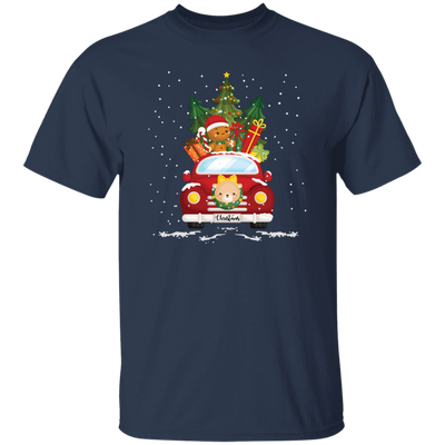 Christmas Car, Car Bring Gift Boxes, Christmas Gift Boxes, Merry Christmas, Trendy Chrismas Unisex T-Shirt