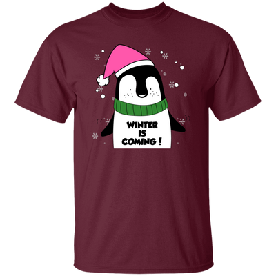 Winter Is Coming, Penguin Christmas, Love Winter, Merry Christmas, Trendy Chrismas Unisex T-Shirt