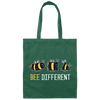 Funny Bee Different, Beekeeper Wasp Bee Beehive Awareness Canvas Tote Bag