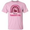 Happy Valentine's Day, Pink Rainbow, Leopard Valentine, Valentine's Day, Trendy Valentine Unisex T-Shirt