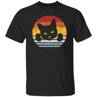 Black Cat Lover Gift, Kawaii Cat Retro Style, Best Cat Ever, Love Cat Unisex T-Shirt