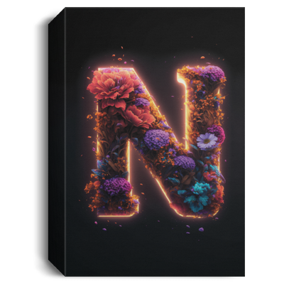 N Letter, Gift For Who Named N Letter, Classic N Gift Canvas