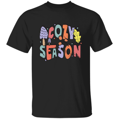 Cozy Season, Fall, Autumn, Groovy Fall Season Unisex T-Shirt