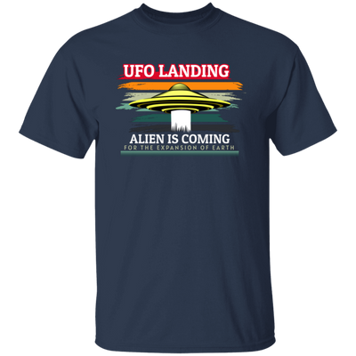 UFO Landing For The Expansion Of Earth, Retro UFO Unisex T-Shirt