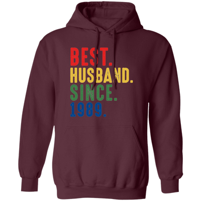 Bes  Husband Since 1989, Wedding Gift, 1989 Anniversary Gift Pullover Hoodie