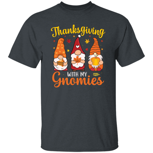 Thanksgiving's Day, Thanksgiving With My Gnomies Unisex T-Shirt