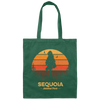 Sequoia Park Lover, National Gift, Retro Park Gift, Mountain Lover Gift, Sequoia Gift Canvas Tote Bag