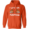 This I Like Her Pumpkins, Sexy Girl, Trendy Halloween, Like Her Boobs Pullover Hoodie features a vibrant design with an eye-catching combination of colors. The pullover hoodie is made of high-quality material and features detailed stitching for a comfortable fit. Perfect for those who want to show off their style during the Halloween season.