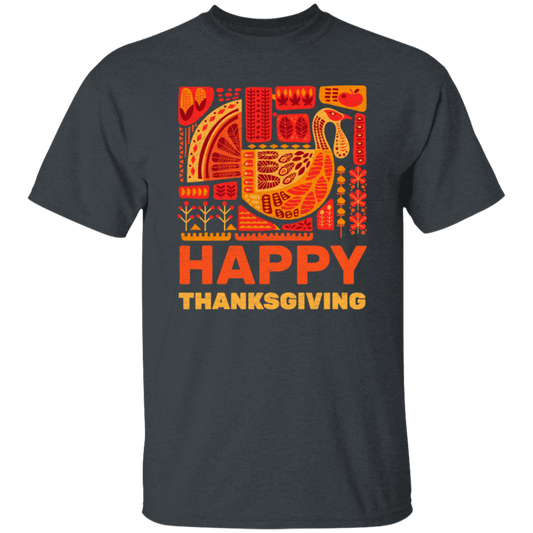 Give Thanks, Happy Thanksgiving Day, Love Thanksgiving, Best Retro Unisex T-Shirt