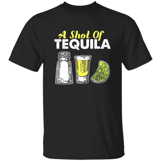 A Shot Of Tequila, The Three Amigos, Lime And Salt Unisex T-Shirt