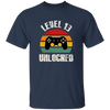 Level 13 Unlocked, Retro Birthday, 13rd Birthday, Gamer Birthday Unisex T-Shirt