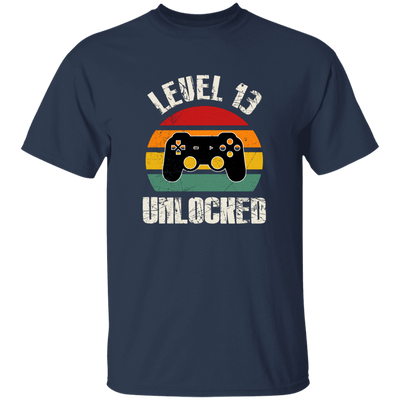 Level 13 Unlocked, Retro Birthday, 13rd Birthday, Gamer Birthday Unisex T-Shirt