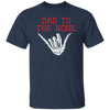 Dad To The Bone, Spooky Skeleton Hand, Funny Halloween, Trendy Halloween Unisex T-Shirt