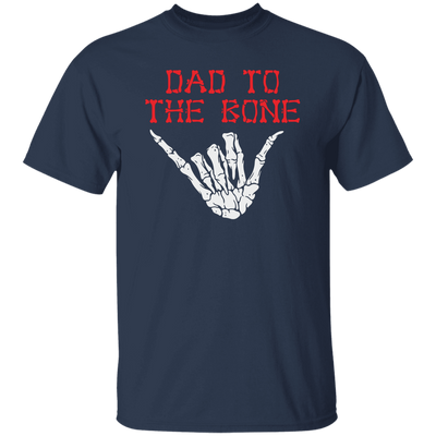 Dad To The Bone, Spooky Skeleton Hand, Funny Halloween, Trendy Halloween Unisex T-Shirt