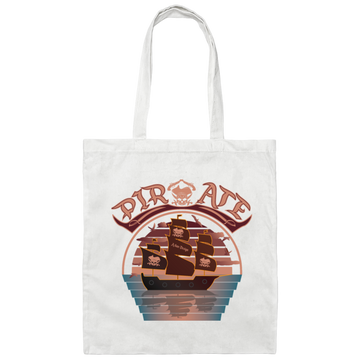 Pirate Club, The Last And Best Design For Beach Lover Canvas Tote Bag