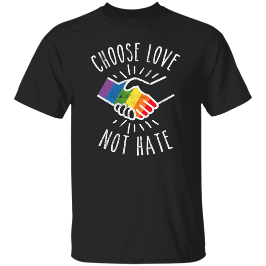 Choose Love Not Hate, Pride's Day Gifts, Lgbt Peace Unisex T-Shirt