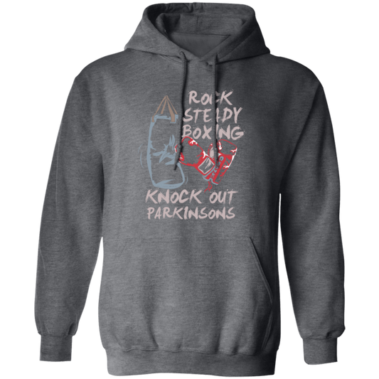 Parkinsons Fighter Rock, Steady Boxing, Knock Out Sporty Stronger Pullover Hoodie