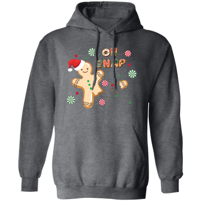 Oh Snap, Cute Gingerbread, Gingerbread Break Down The Leg Pullover Hoodie