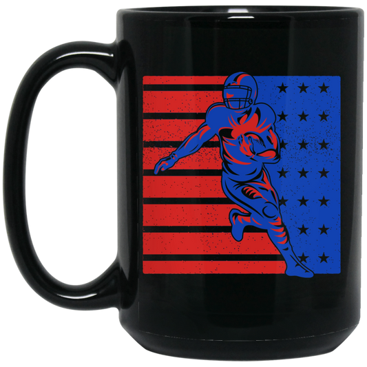 Fooball Player, American Sport, Best Of Football In America Black Mug