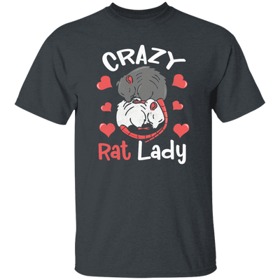 Crazy Rat Lady, Love Rat, Couple Of Rat, Mouse Couple, Anniversity Gift Unisex T-Shirt