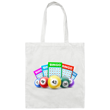 Go To Bingo, Best Ticket, Best Lottery, Lucky Game Canvas Tote Bag
