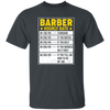 Funny Barber Gift, Barber Sayings, Barber Hourly Rate Gifts, Love Baber Unisex T-Shirt