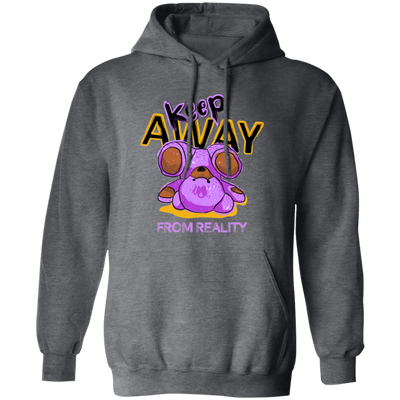 Keep Away From Reality, Cute Teddy, Teddy In Real Pullover Hoodie