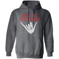 This Dad To The Bone pullover hoodie is sure to make a statement this Halloween. Features a trendy spooky skeleton hand design that's sure to add some fun and humor to your wardrobe.