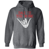 This Dad To The Bone pullover hoodie is sure to make a statement this Halloween. Features a trendy spooky skeleton hand design that's sure to add some fun and humor to your wardrobe.