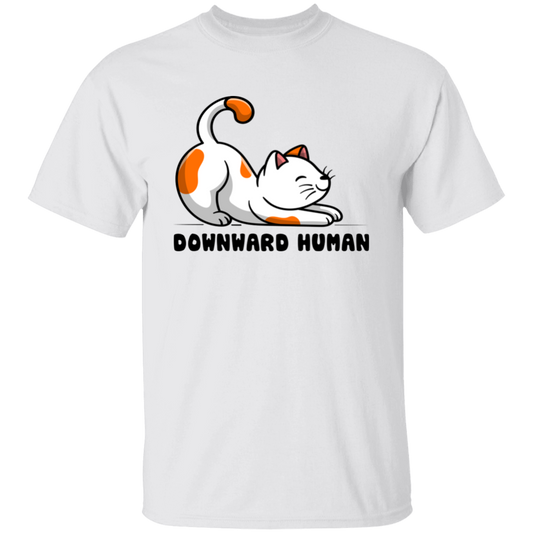 Downward Human, Cute Meow, Yoga Cats Unisex T-Shirt
