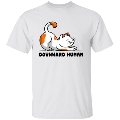 Downward Human, Cute Meow, Yoga Cats Unisex T-Shirt