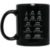 Music Design, Famous Musician, Music Note Black Mug