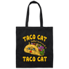 Taco Cat, Spelled Backwards Is Taco Cat Canvas Tote Bag