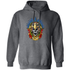 Aztec Skull, Eagle Warrior Mask Native, Mexican Love Gift, Best Warrior Pullover Hoodie