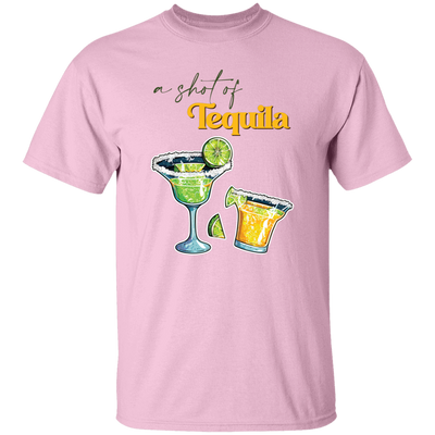 A Shot Of Tequila, Tequila Wine, Lime And Salt Unisex T-Shirt