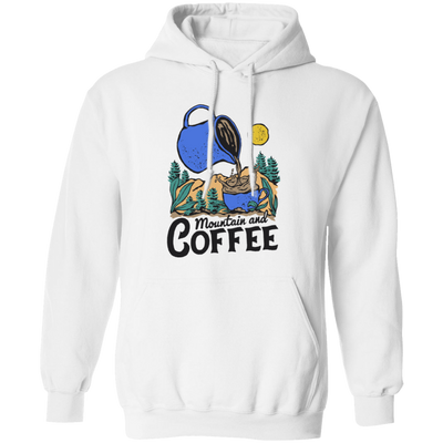 Mountain And Coffee, Wet The Plant, Wet By Coffee Pullover Hoodie