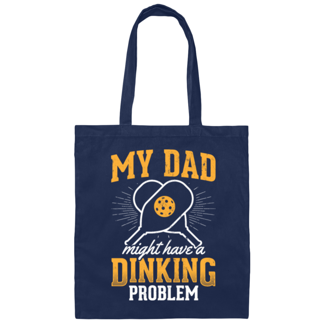 Funny Pickleball Player, Funny Pickleball Pickleball Canvas Tote Bag