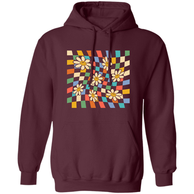 Groovy Emotion, Smile Icon, Smiley Face, Smiley Sunflower Pullover Hoodie