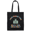 I Can Freeze Time, What's You Superpower, Groovy Cameraman Canvas Tote Bag