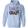 Witches Be Crazy, Crazy Witches, Horror Spiderweb Pullover Hoodie