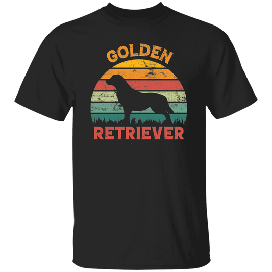 Golden Retriever, Retro Golden, Golden Dog Unisex T-Shirt