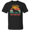 Golden Retriever, Retro Golden, Golden Dog Unisex T-Shirt